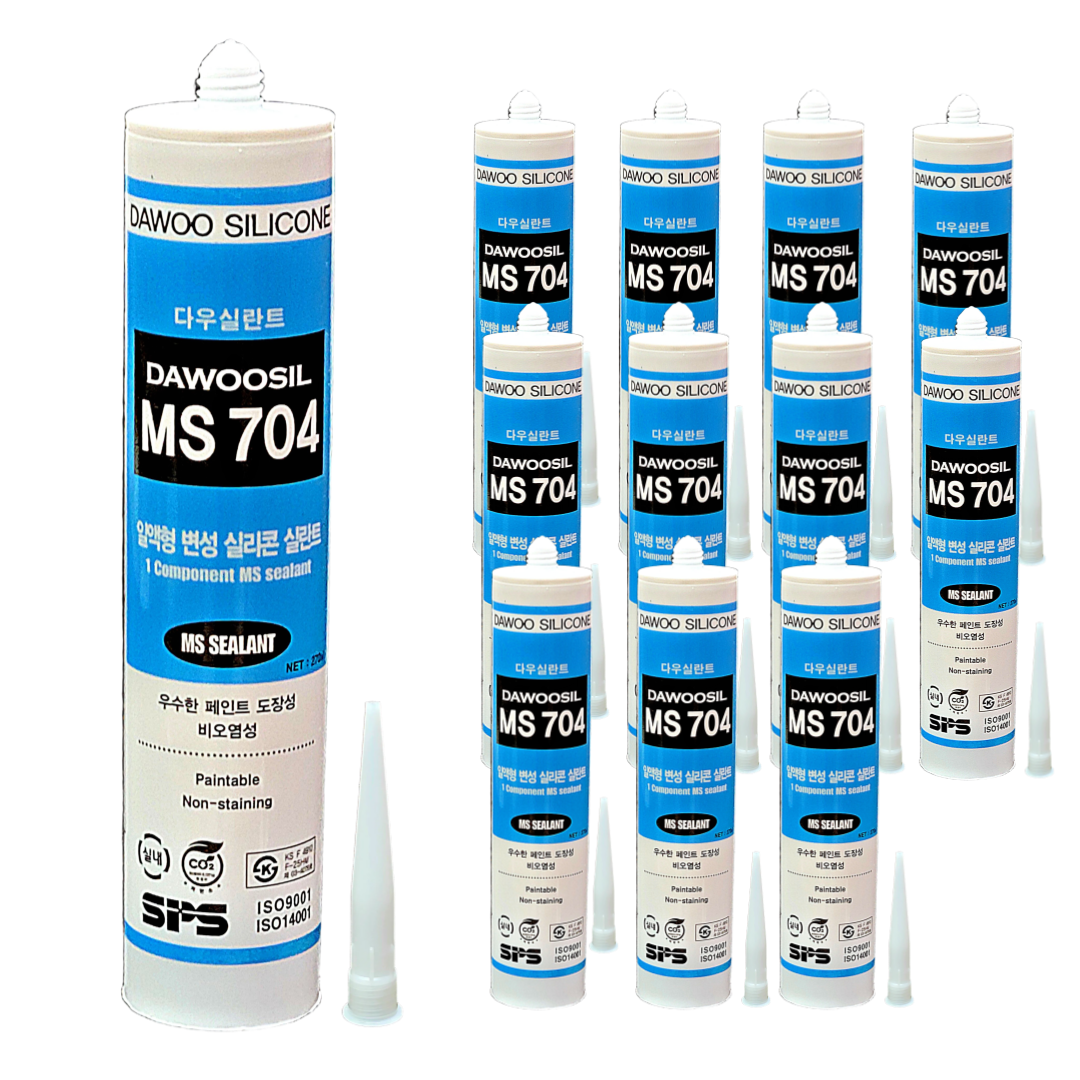 퀵마켓 방수 변성 실리콘+외부용+크랙보수 비오염 MS (노즐 포함), 회색, 12개 41,500원