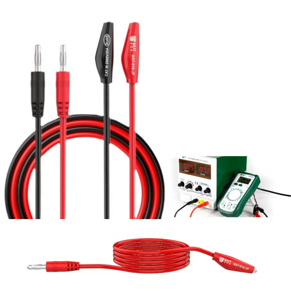 리틀브릿지 테스터기 리드선 악어클립 실리콘절연 리드 20A(TL-9), 1개 12,600원