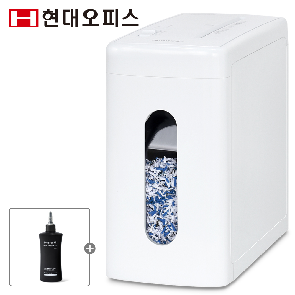 현대오피스 페이퍼프랜드 소형 가정용 저소음 문서세단기 PK-910CX 7매 서랍식 파쇄기 세절기 109,900원