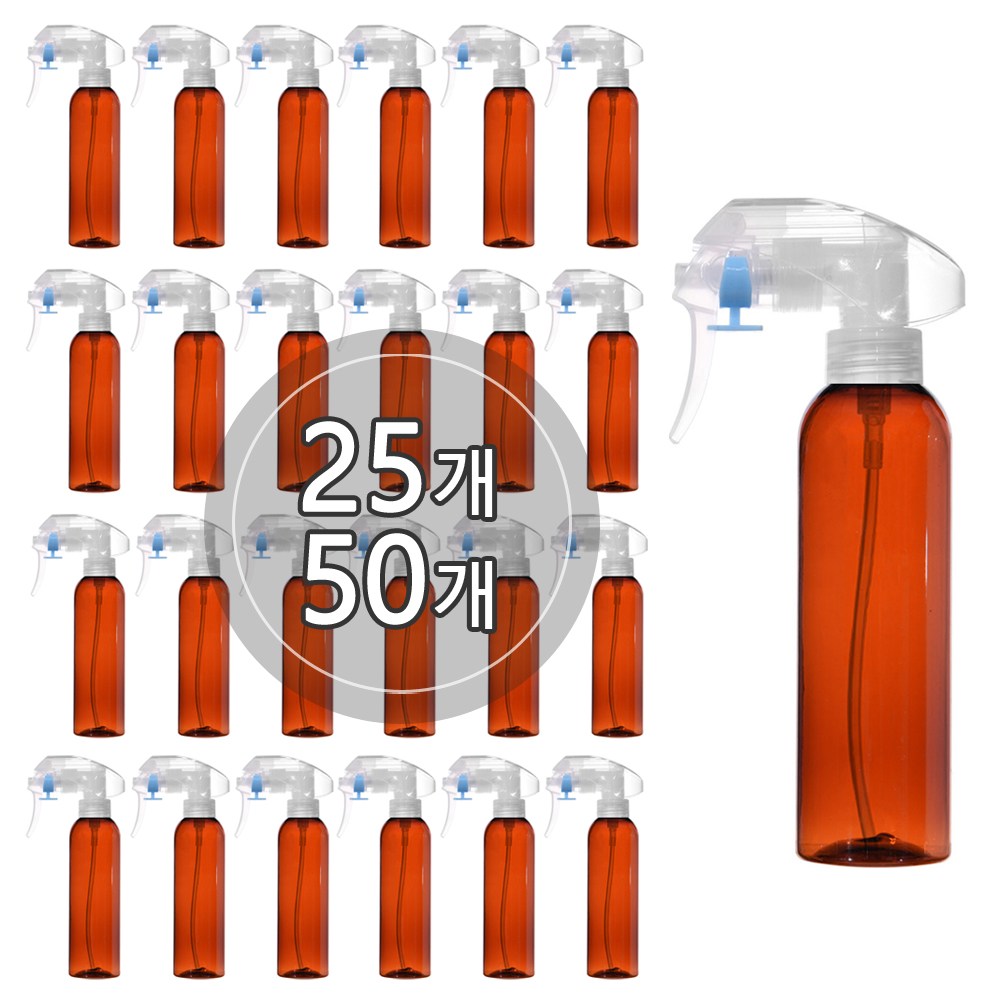 [10-25개묶음판매] 초미세 건스프레이용기 100ml 120ml 150ml 200ml 250ml 300ml 플라스틱 분무기 공병 허브스프레이공병 56,360원