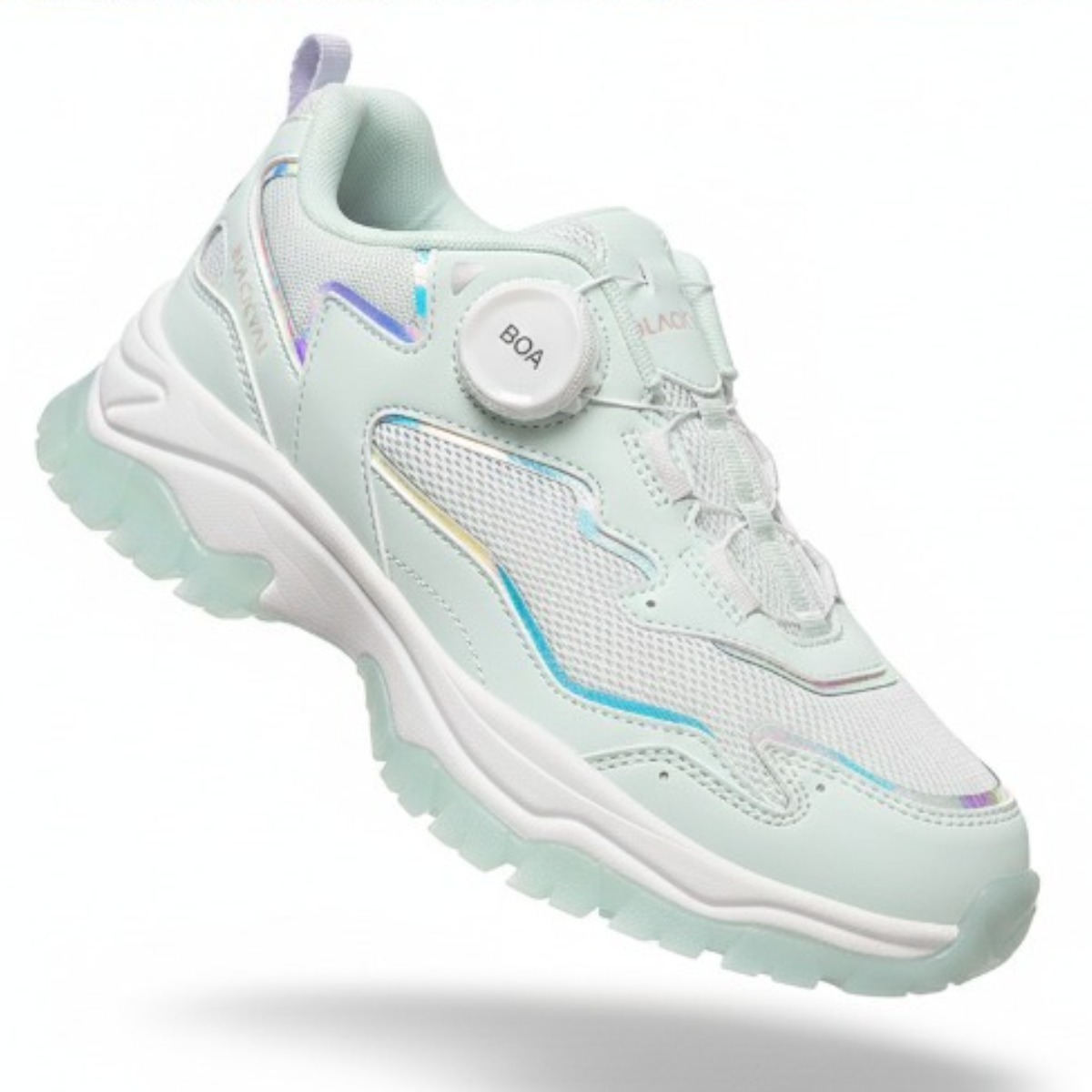 [백화점출고] 블랙야크 키즈 운동화 남아 여아 프리즘 민트 오로라 보아 다이얼 아동 어린이 러닝화 스니커즈 92,000원