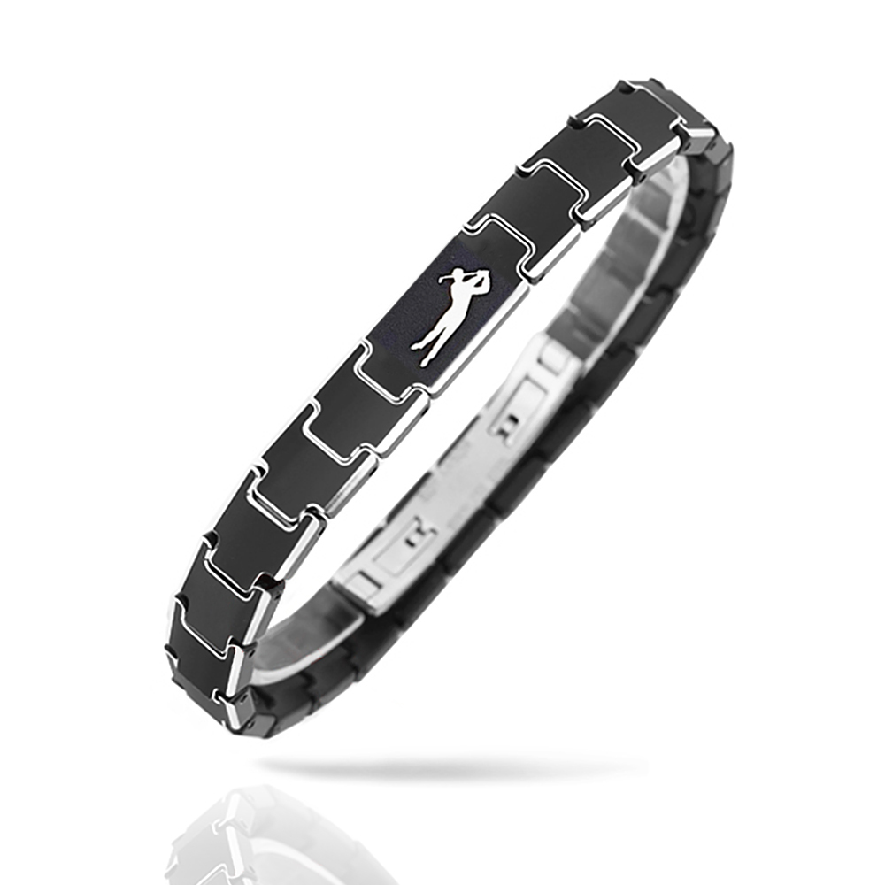 도나소피아 건강 스포츠 팔찌 게르마늄 각인팔찌 커플 패션 쥬얼리 DN-4320BK 180,000원