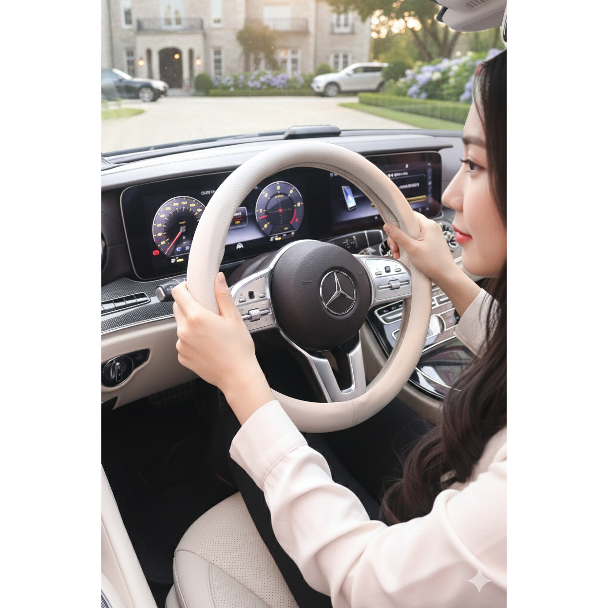 기아 레이 핸들커버 캐주얼 가죽, (A)그립퍼-코튼베이지 29,800원