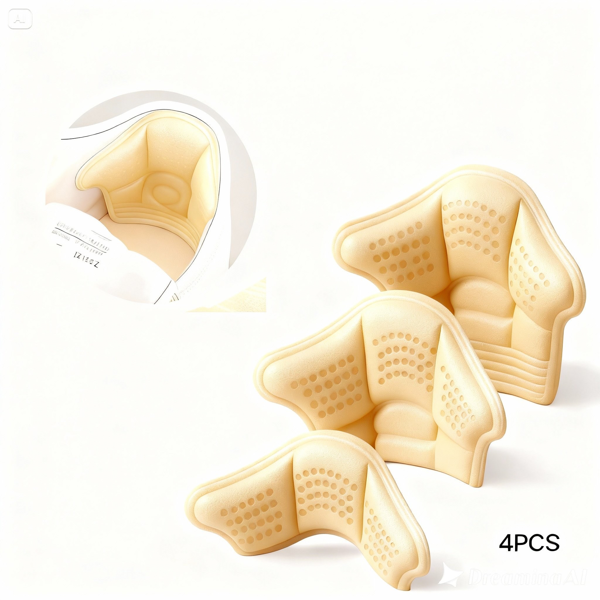 운동화 구두 큰 신발 뒤꿈치 뒷꿈치 수선 보호 패드 잘라쓰는 까짐방지 붙이는 패드 4PCS 7,200원