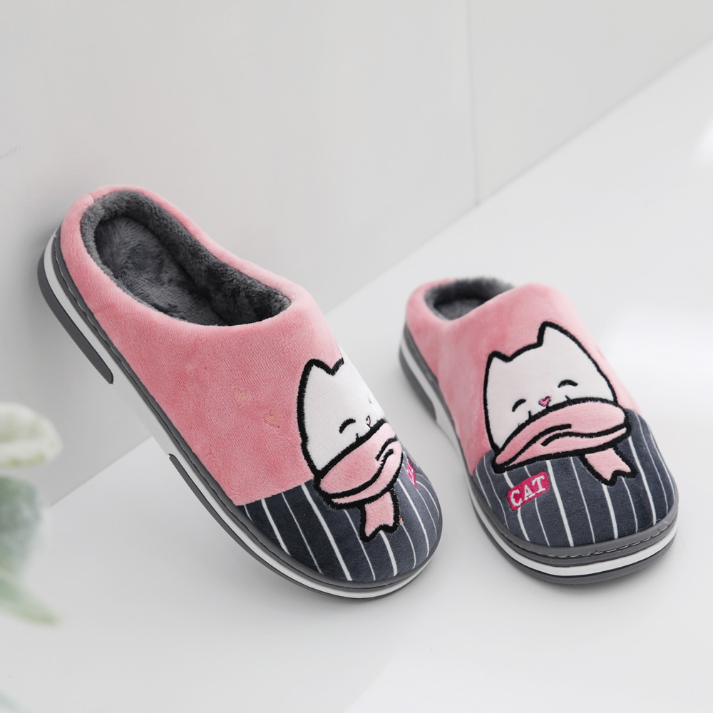 ANK 귀여운 고양이슬리퍼 큐티캣츠 털슬리퍼 방한화 19,800원