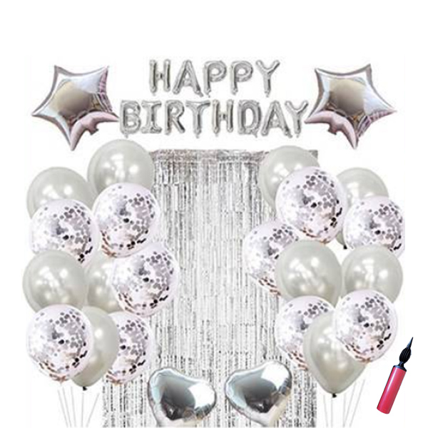 뷰라뷰 생일 파티 풍선 + 손펌프 + 풍선테이프 세트 8,900원