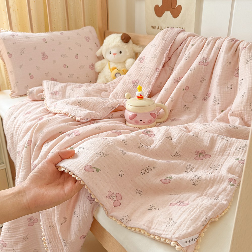 수스존 사계절 프리미엄 순면 이중 거즈 차렵이불 49,700원