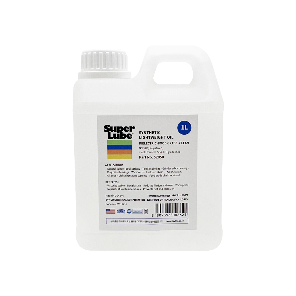 슈퍼루브 라이트웨이트 오일 1리터 윤활유 그리스 고온 내열, 1개 60,500원