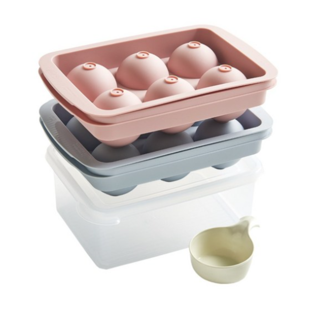 이지앤프리 아이스볼메이커 6구 2종 + 얼음 보관통 + 원형 스쿱 세트 37,500원