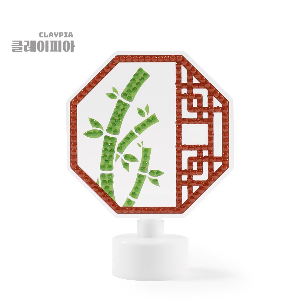 클레이피아 DIY 매란국죽 사군자 보석십자수 무드등 만들기 LED 동양화 민화 2,600원