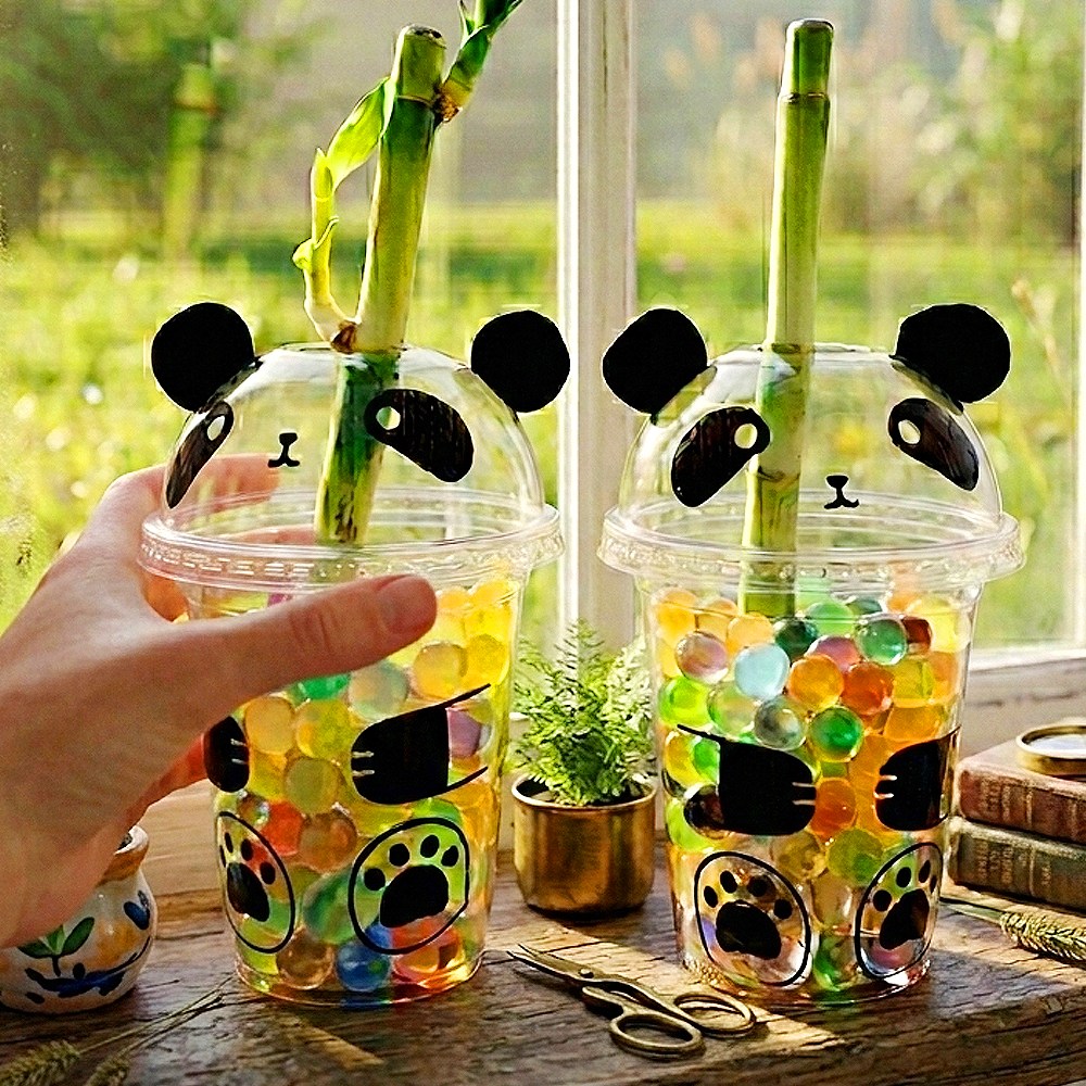 개운죽 키우기 5인용 팬더 개운죽화분 키트 미니대나무 수경식물 단체 수업 활동 12,240원