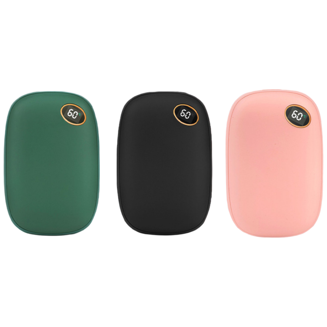 마농 스톤 LED 휴대용 충전식 전기 손난로 보조배터리 충전식 10000mAh 양면발열, HW-100, [1+1]스톤블랙 58,000원