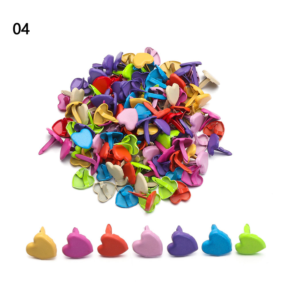100Pcs 빈티지 금속 도금 미니 Brads Splitpin 스파이크 꾸밈 걸쇠 종이 패스너 앨범 Scrapbooking 수제 공예 6,000원