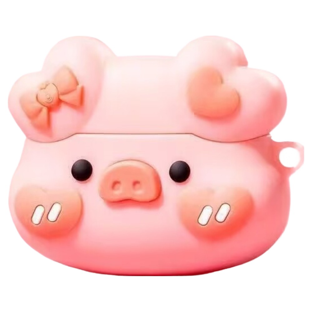 CASHCOO 감성 에어팟 케이스, 리본 돼지, 1개, Airpods 4 9,090원