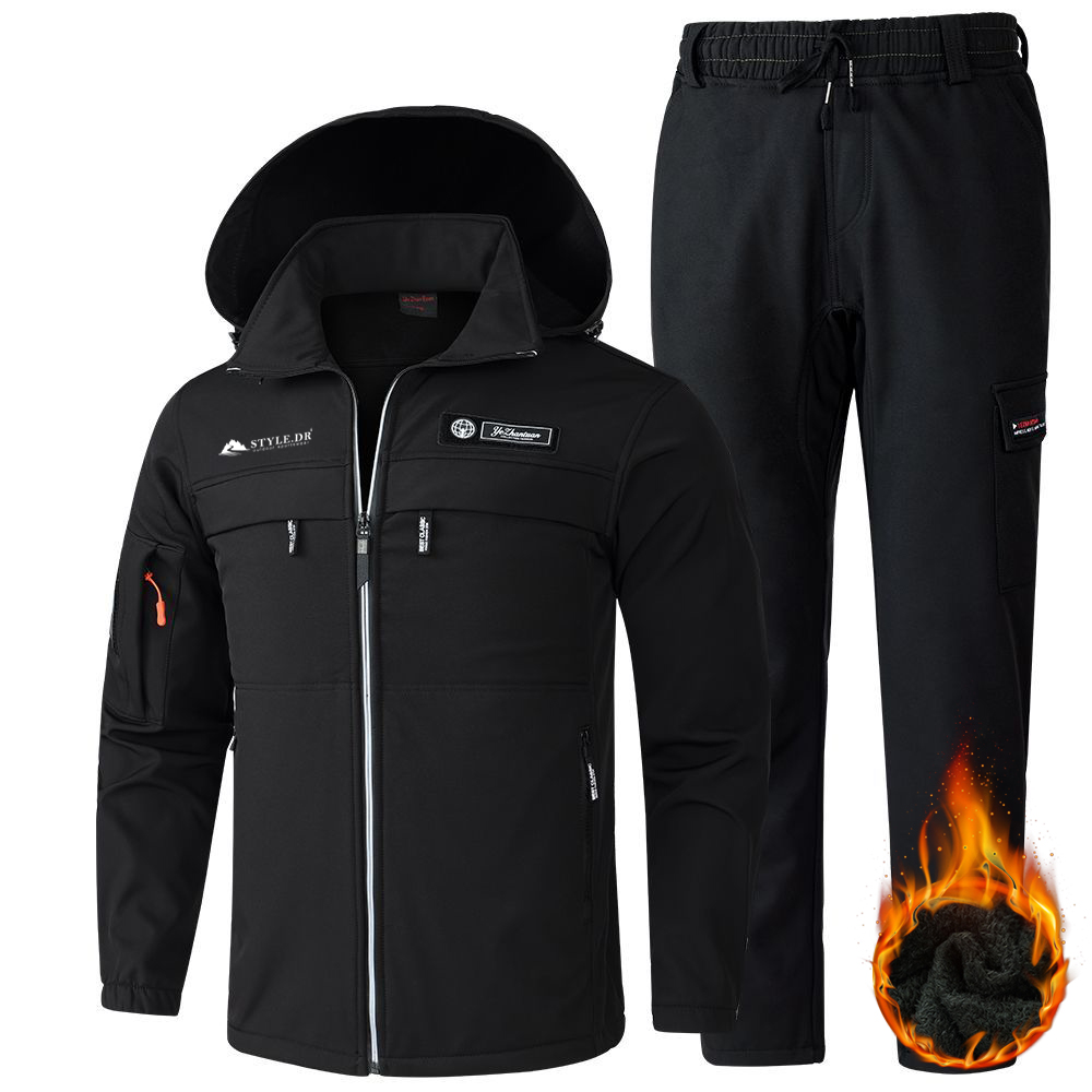 스타일닥터 남자 겨울 방풍 기모 상하의 세트 방한복  따듯한 아웃도어 작업복 등산복 작업복 19,570원