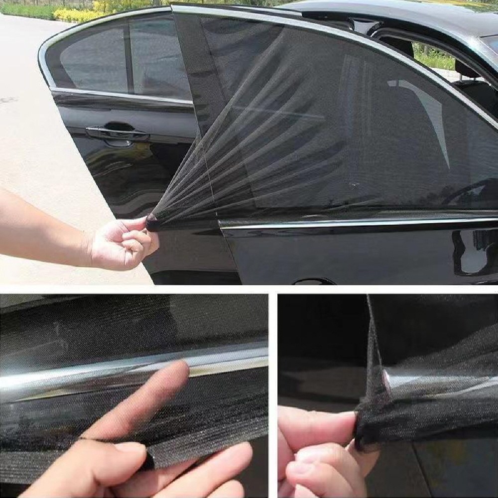 SUV/세단/경차 전용 자동차 창문 햇빛가리개 4p (앞2+뒤2) 모기장 기능 포함 14,780원
