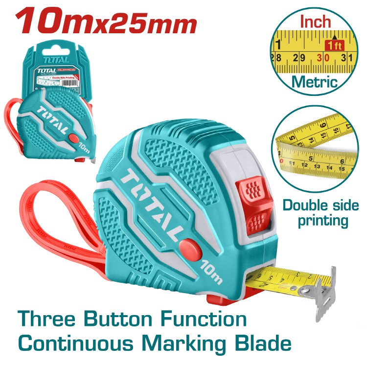 토탈 줄자 10M TMT126101 10,100원