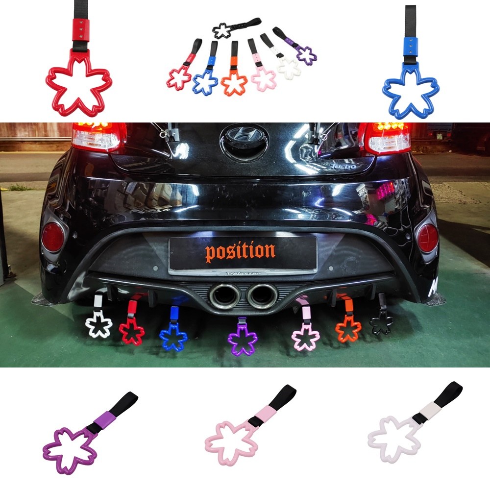 자동차견인고리 스트랩 플라워견인고리 포인트스트랩 견인고리플라워스트랩 하트견인고리 포인트악세사리, 견인고리플라워(핑크) 9,240원