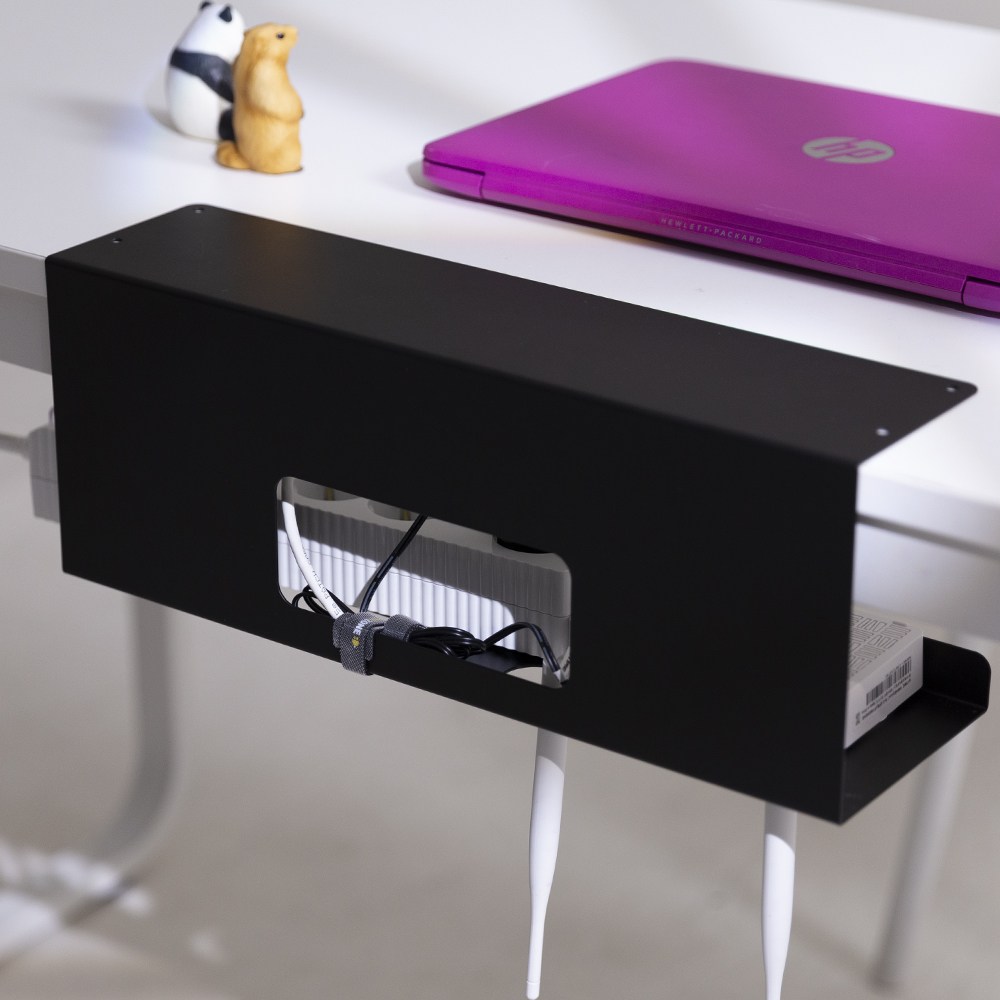 파워존 무타공 멀티탭 거치대 특대형 화이트 그레이 베이지 그린, 특대형 베이지, 1개 37,100원