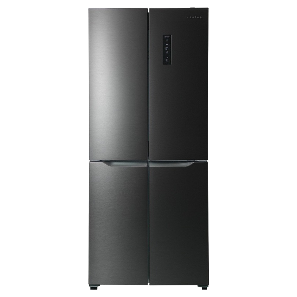 쿠잉전자 글램 글라스 대용량 418L 양문형 4도어 냉장고 방문설치, MD405D 639,000원