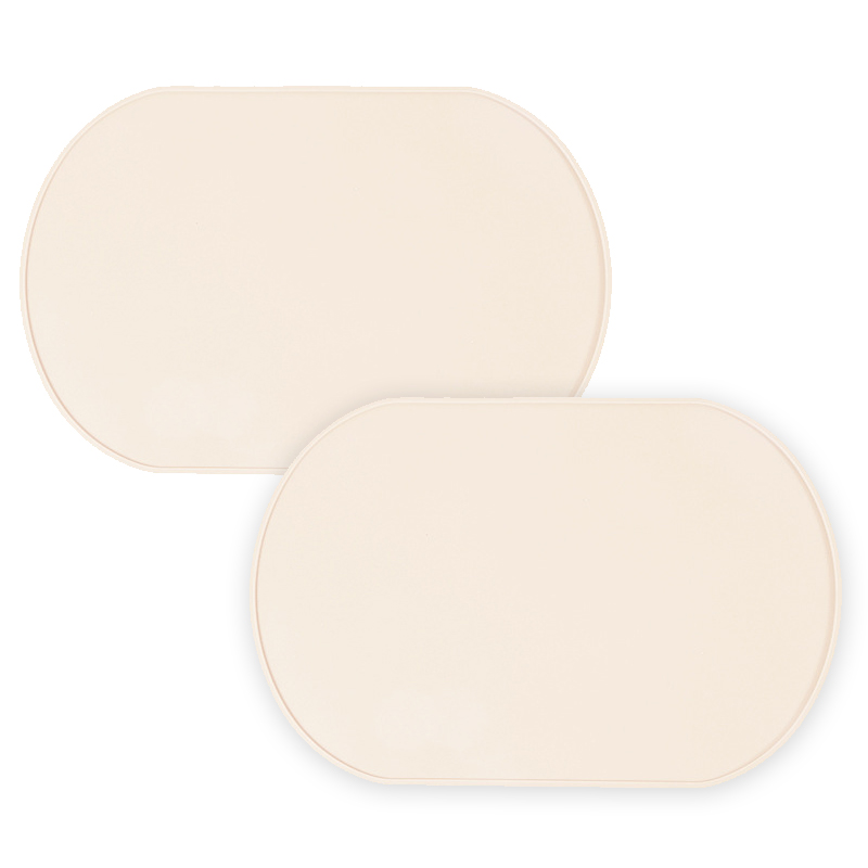 니토샵 실리콘 식탁 테이블 매트, 크림, 39 X 27cm, 1세트 17,800원