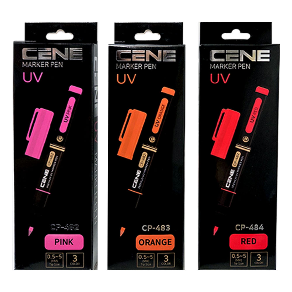 카포스 세네 UV 마커 펜 3개세트 에기 웜 루어 야광 축광 튜닝 16,500원