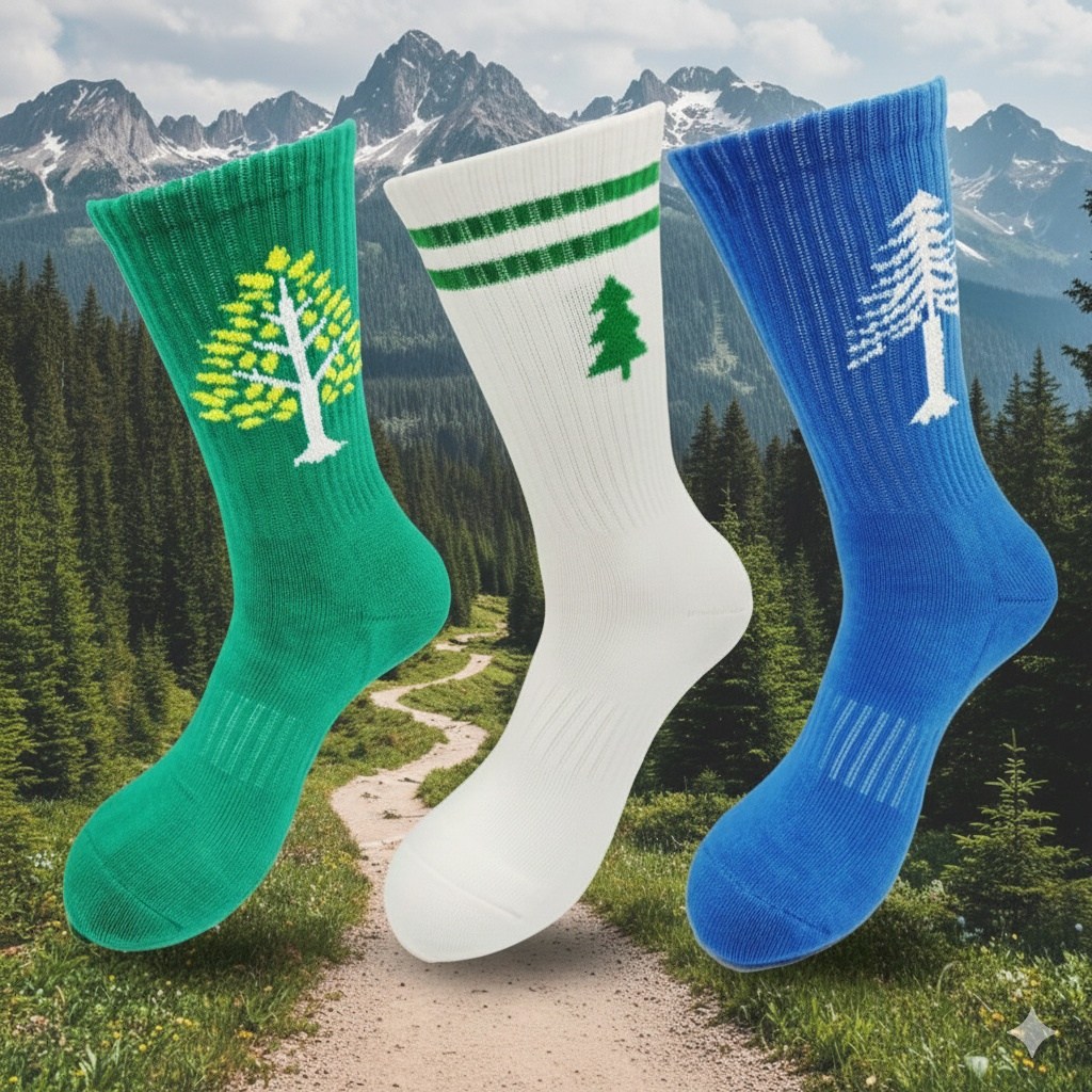 무스마운틴 럭키트리 기능성 등산양말 트레킹 바닥두꺼운 스포츠 런닝 여성 남성 양말 선물, 3개, 그린,블루,화이트 17,900원