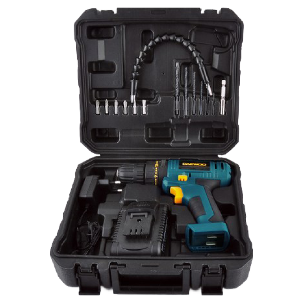 대우 18V 가정용 리튬이온 배터리 충전 임팩트 전동드릴 세트 DET-YFT42 49,900원