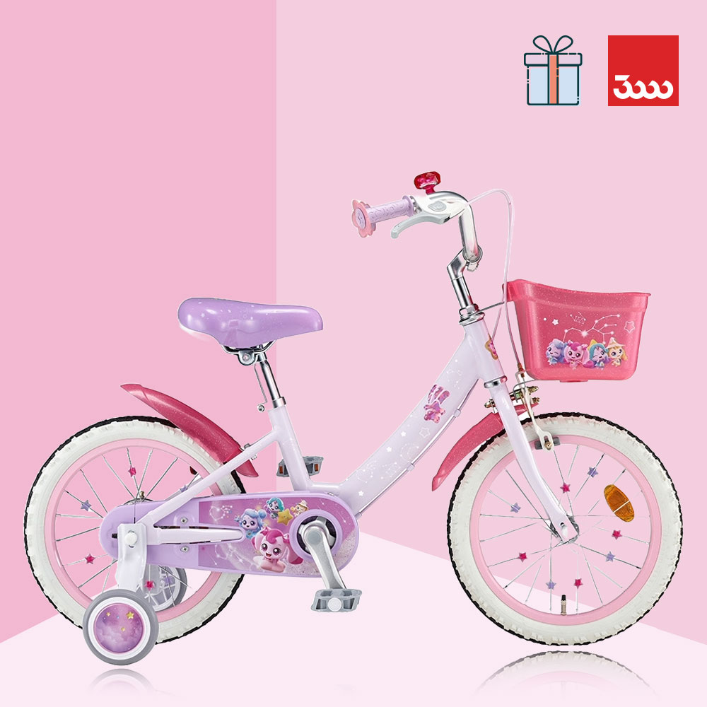 [바이크7] 2025 삼천리 로열티니핑 16인치 - 캐치 티니핑 100% 완조립 DIY 스티커 3세 4세 5세 어린이 아동 키즈 여아 바구니 보조바퀴 네발 자전거 320,000원