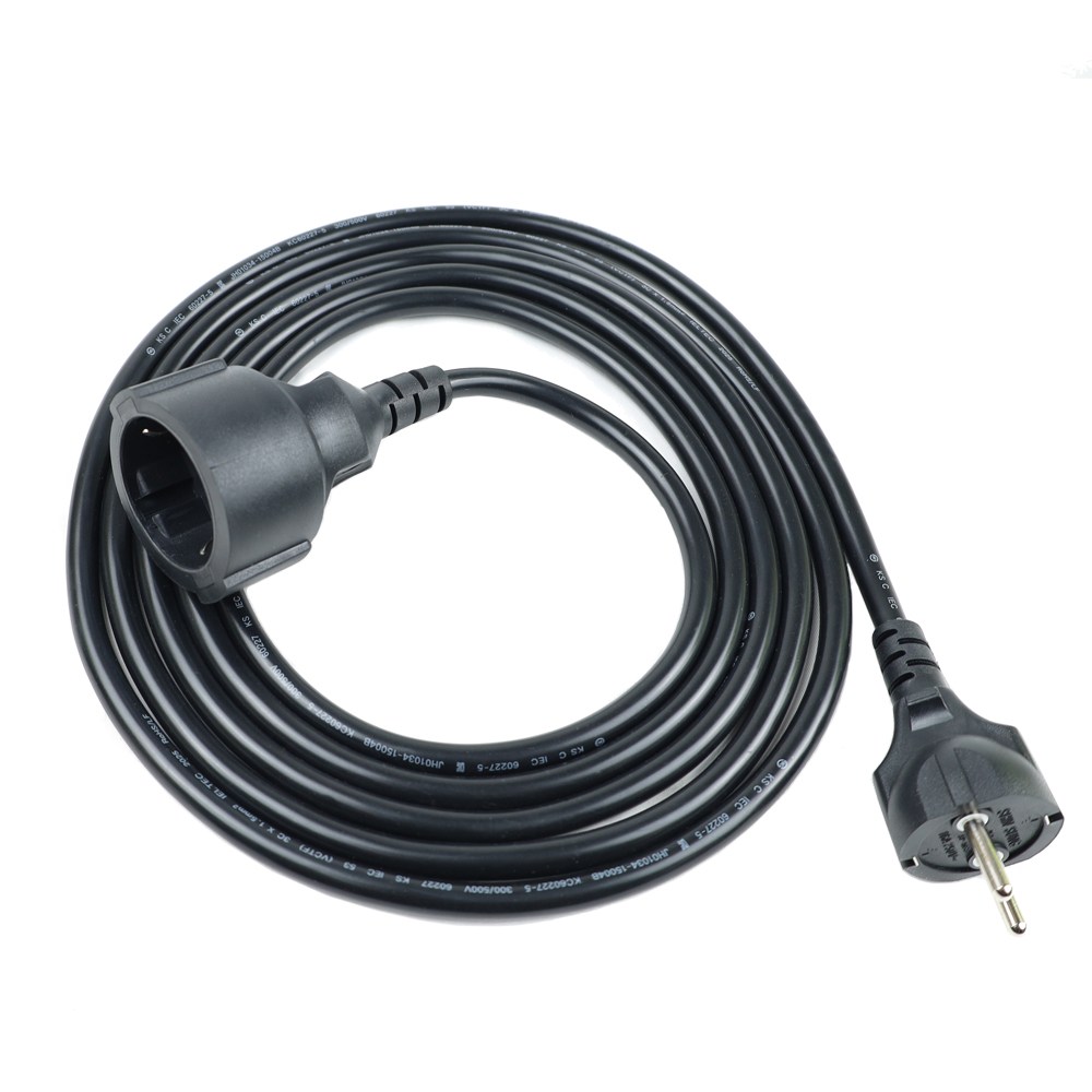 IT 다조아 전기 이동식 고용량 1구 연장선 케이블 리드선 멀티탭, 1개, 검정, 5m 17,000원