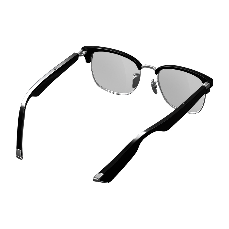 Runcats 초경량 스마트안경 AI 블루투스 실시간 번역 기능 얇고 가벼운 소재 고품질 음향, 1509, 흑색 89,900원