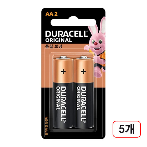 듀라셀)건전지(AA/B2), 5개입, 1개, 5개입 20,540원