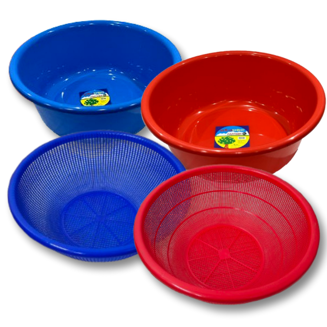 [나코] 김장다라이 세트 김장대야 김치 플라스틱채반 원형 소쿠리 대형 다라이, 1세트, 혼색 34,900원