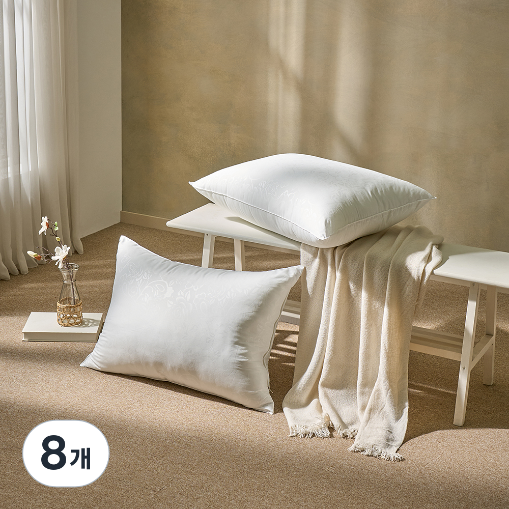 휴가드 빨아쓰는 진드기방지 베이직 베개솜, 화이트, 8개 35,560원