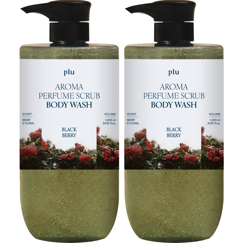 플루 아로마 퍼퓸 스크럽 바디워시 블랙베리, 1L, 2개 24,350원