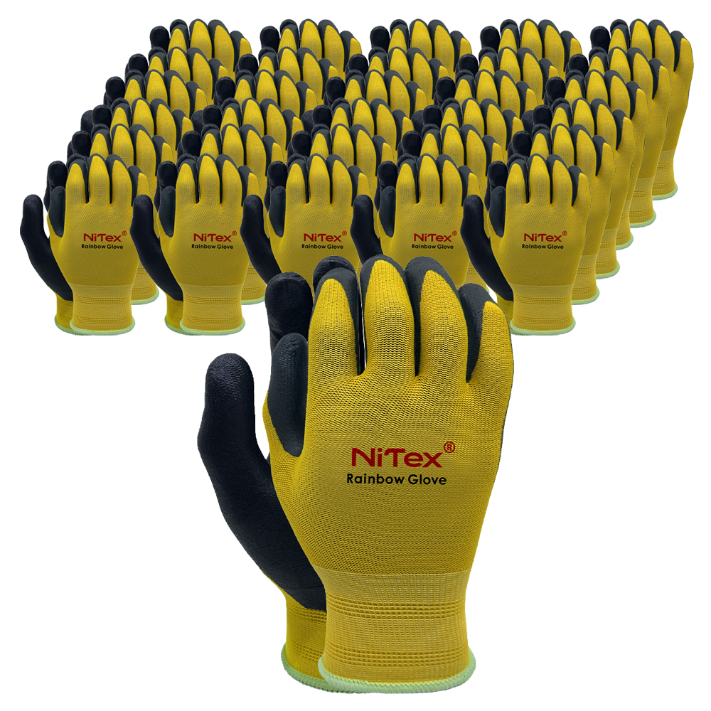 나이텍스 레인보우 NBR폼 코팅 작업장갑 양손착용 M 세트 NRG-400 88,000원