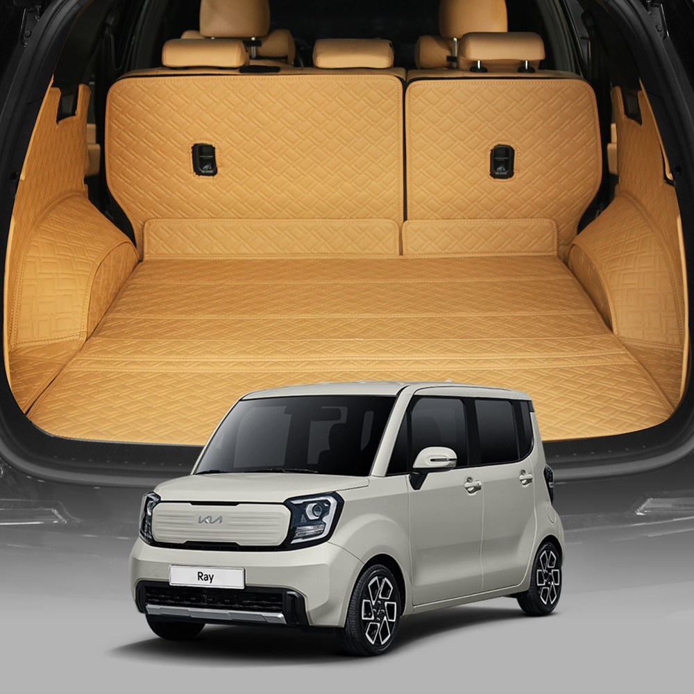 (증정 이벤트)디테일링 우븐블럭 트렁크매트 기아 더 뉴 레이 (EV호환, 20년식~) 139,000원