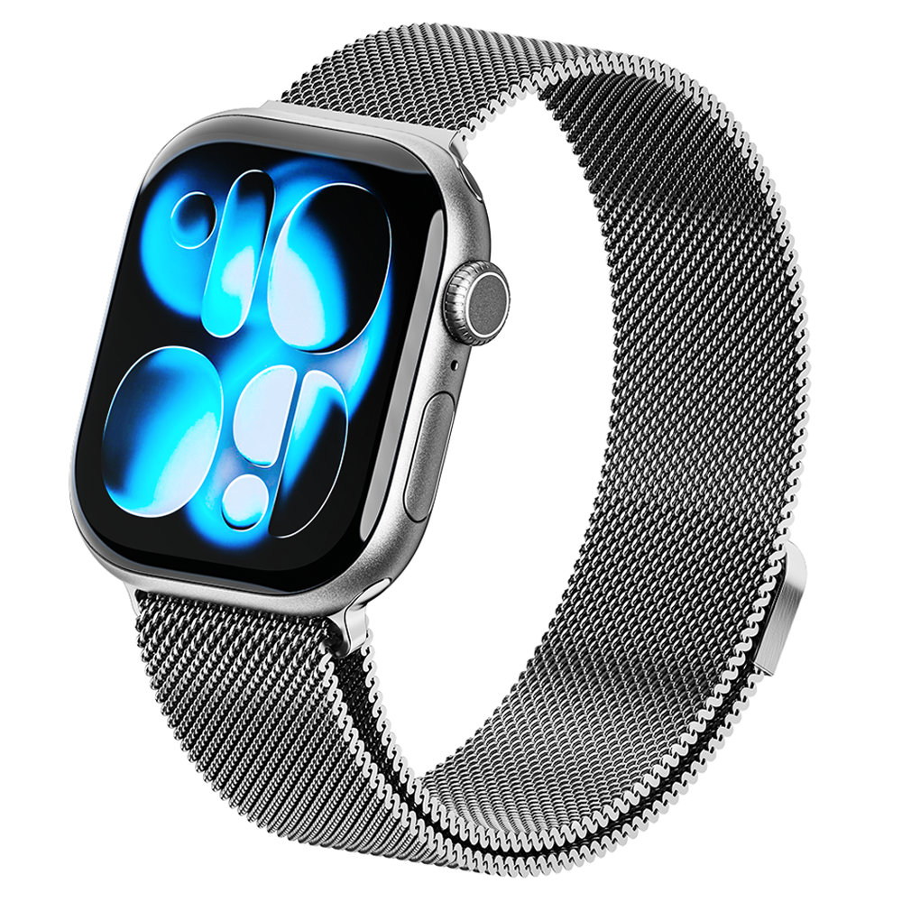 빅스킷 애플워치 호환 밀레니즈 스트랩, 실버, 1개 8,360원