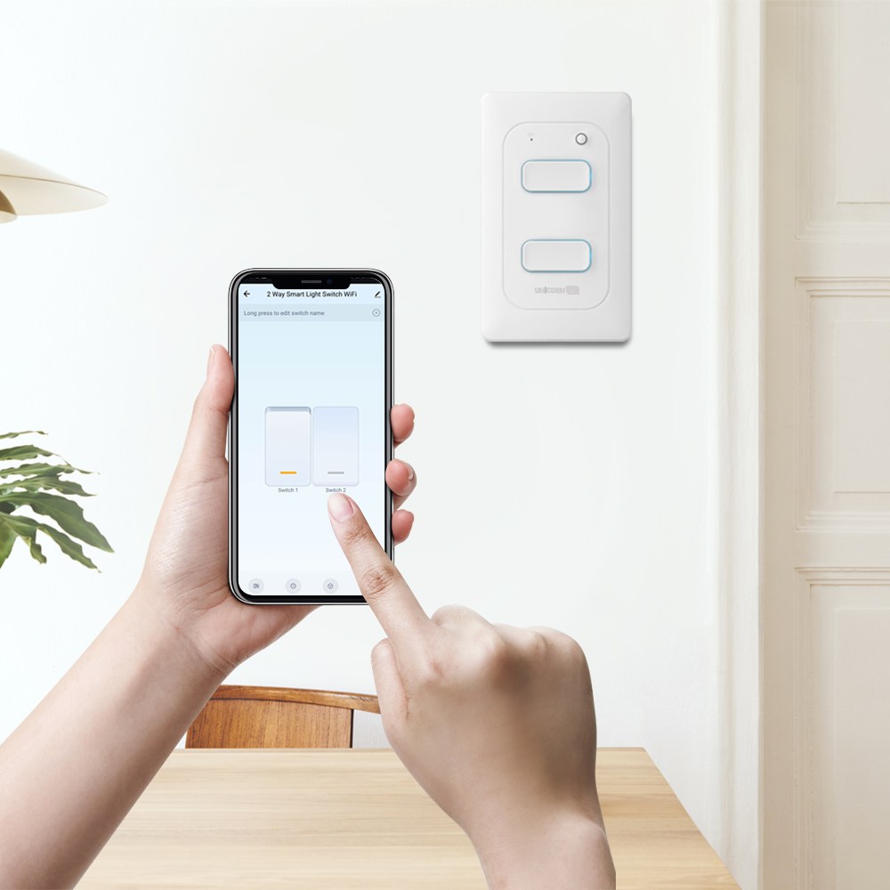 스마트 홈 IOT 버튼형 벽스위치 2구 원격스위치 WIFI 스마트스위치 30,800원