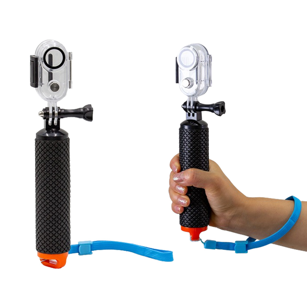 인스타360 GO 3S 3 호환 다이브 케이스 플로팅 그립 키트 수중 방수 하우징 셀카봉 insta360, 1개, GA54+GA64 21,490원