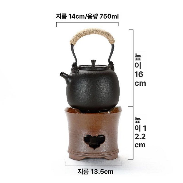 범랑 주물 주전자 들통 주철 카페 가정용 티팟 일본식 74,500원