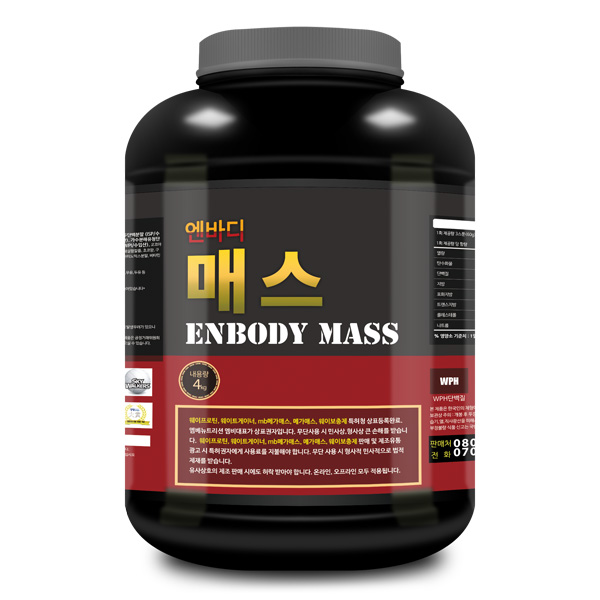 웨이테크 엔바디 매스 슈퍼칼로리 살찌는보충제 /체중증가, 4kg, 1개 45,800원