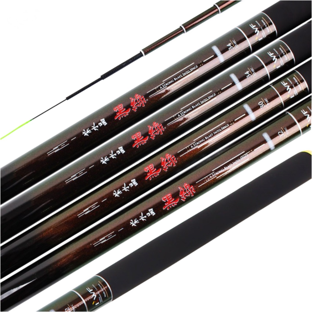 강원산업 자수정 흑선 대물용 민물 낚시대 민물대 14칸~52칸 66,960원