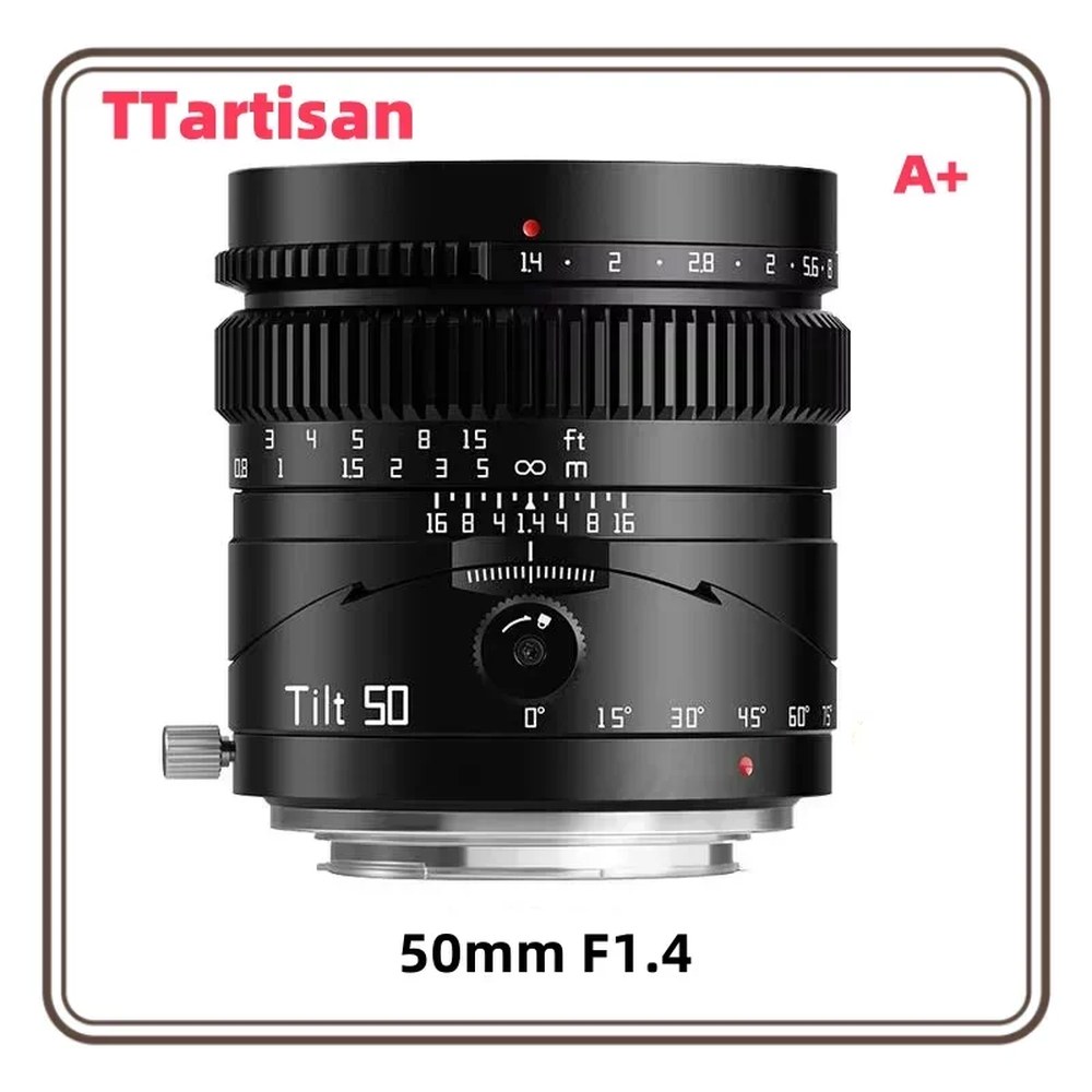 TTartisan 풀 프레임 초점 틸트 E M4/3 RF Z 후지 XF L 마운트 미러리스 카메라용 50mm F1 344,900원