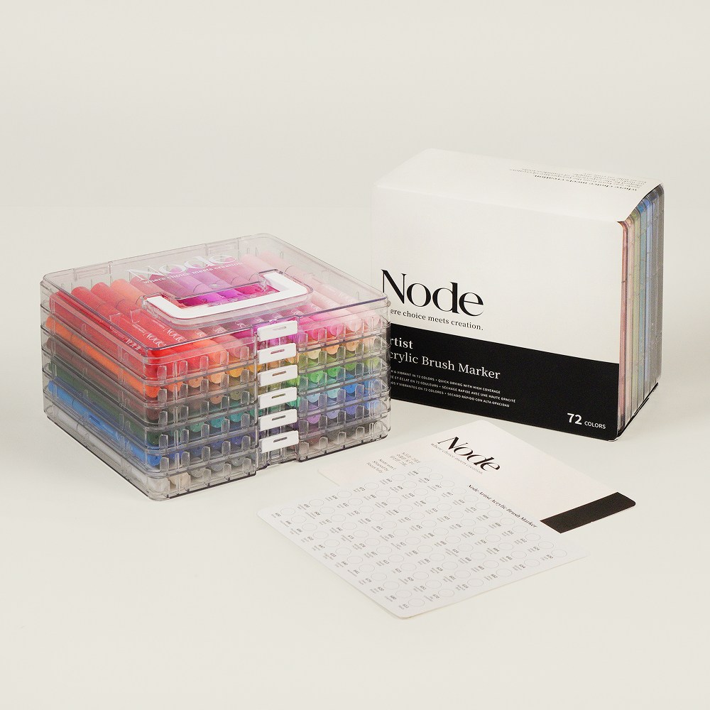 쉴드 노드 아티스트 아크릴 브러쉬 마카 72색세트 79,000원