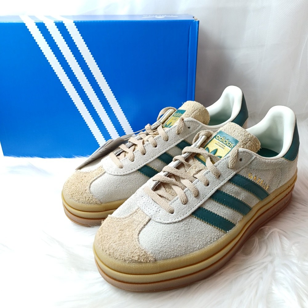 아디다스 여성 운동화 스니커즈 가젤 볼드 W 베이지 그린 79,000원