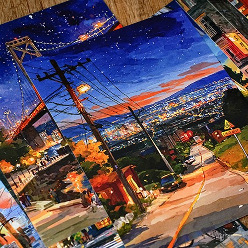 앨리스앤 빈티지 다꾸 배경지 계절이 지나가는 풍경 5,600원