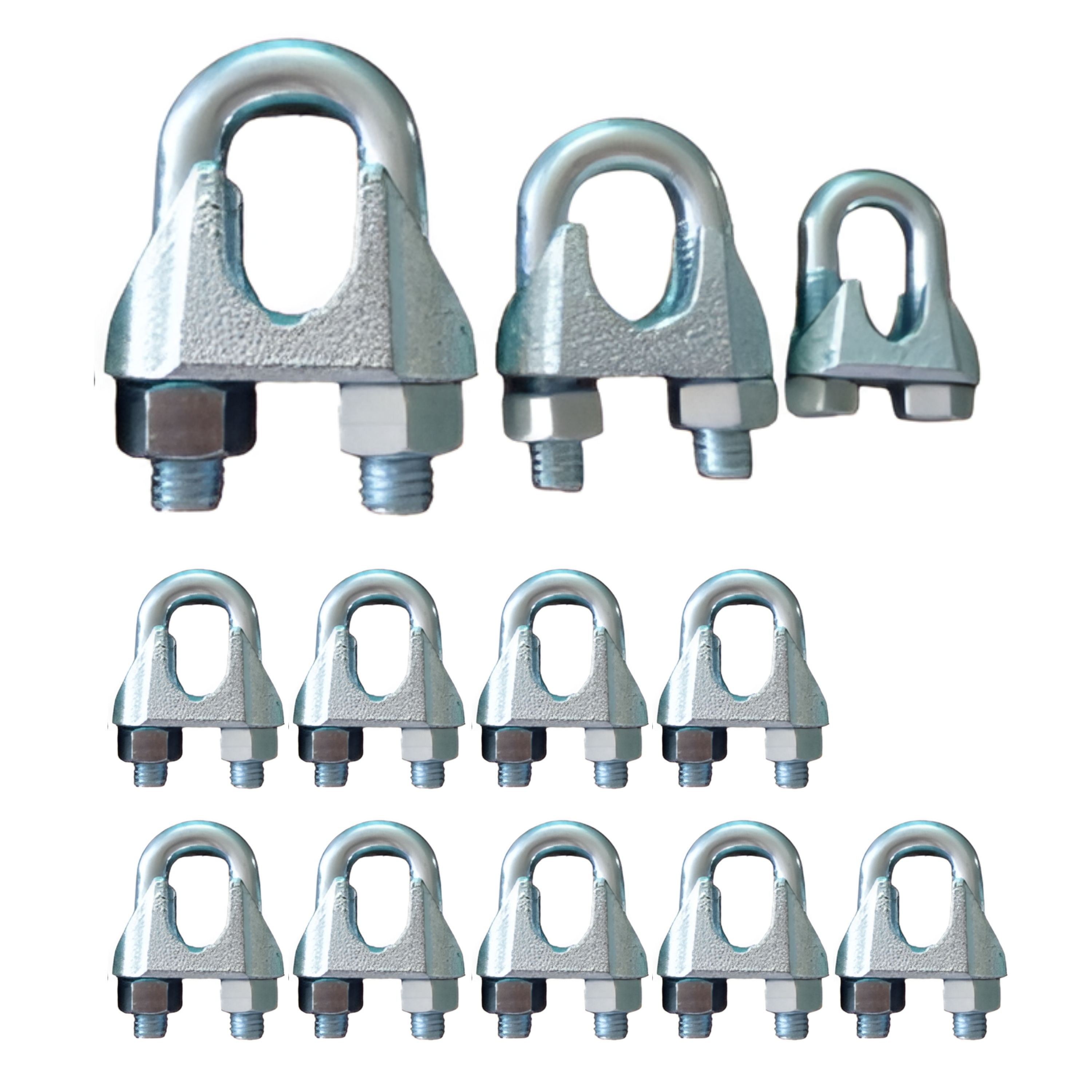 JG철물스토어 (정품) 고급형 주물 와이어 클립 로프 클립 와이어 클립  (사이즈별) 묶음판매 6,420원