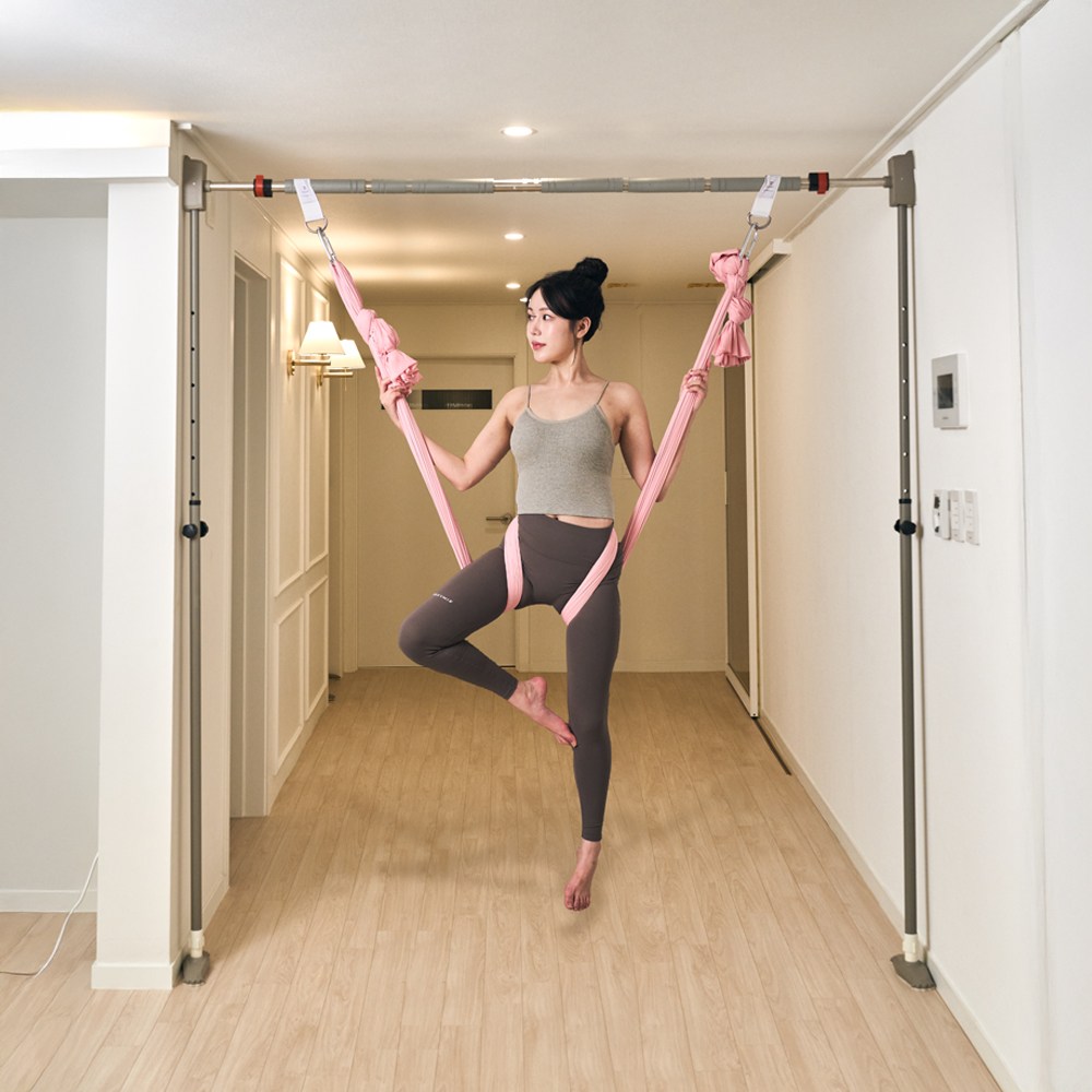 라라비 스탠드 철봉 방문 문틀 풀업바 (와이드복도형 130~180cm) 99,000원