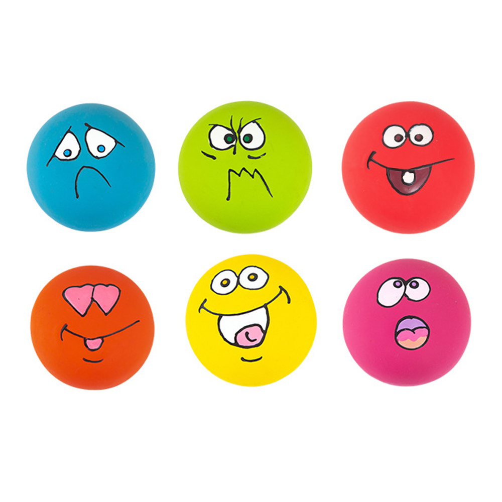 오브펫 강아지 라텍스 삑삑이 공 장난감 만득이 1셋트, 1개, 6종 13,900원